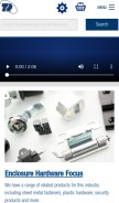 How trfastenings.com looks like on a mobile device such as an iPhone.