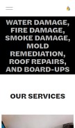How tri-statereadyrestoration.com looks like on a mobile device such as an iPhone.