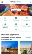 How tripadvisor.cl looks like on a mobile device such as an iPhone.