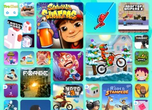 How trochoi.net looks like on a tablet such as an iPad.