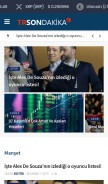 How trsondakika.com looks like on a mobile device such as an iPhone.