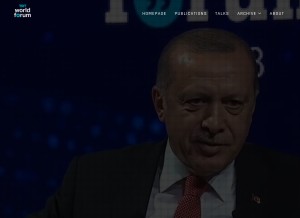 How trtworldforum.com looks like on a tablet such as an iPad.