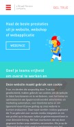 How true.nl looks like on a mobile device such as an iPhone.