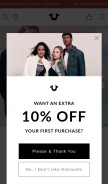 How truereligion.com looks like on a mobile device such as an iPhone.