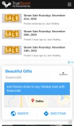 How truesteamachievements.com looks like on a mobile device such as an iPhone.