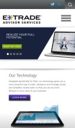 How trustamerica.com looks like on a mobile device such as an iPhone.