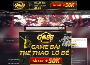 How truyentranhtuan.com looks like on a tablet such as an iPad.