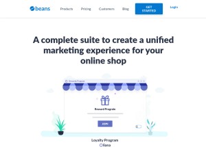 How trybeans.com looks like on a tablet such as an iPad.