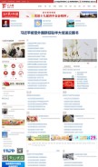 How ts.cn looks like on a mobile device such as an iPhone.