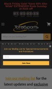 How tseshop.com looks like on a mobile device such as an iPhone.
