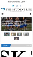 How tsl.news looks like on a mobile device such as an iPhone.