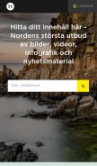How tt.se looks like on a mobile device such as an iPhone.