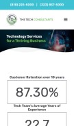 How ttcmsp.com looks like on a mobile device such as an iPhone.