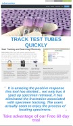 How tubetracker.com looks like on a mobile device such as an iPhone.