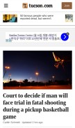 How tucson.com looks like on a mobile device such as an iPhone.