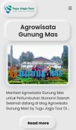 How tugujogjatour.com looks like on a mobile device such as an iPhone.