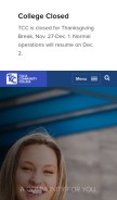 How tulsacc.edu looks like on a mobile device such as an iPhone.