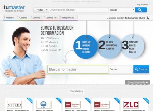 How tumaster.com looks like on a tablet such as an iPad.