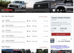 How tundrasolutions.com looks like on a tablet such as an iPad.