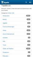How tupalo.co looks like on a mobile device such as an iPhone.