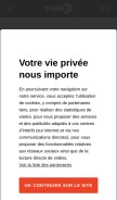 How turbo.fr looks like on a mobile device such as an iPhone.
