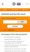 How turbobit.net looks like on a mobile device such as an iPhone.