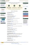 How turbocourt.com looks like on a mobile device such as an iPhone.