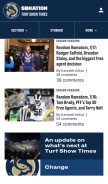 How turfshowtimes.com looks like on a mobile device such as an iPhone.