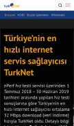 How turk.net looks like on a mobile device such as an iPhone.
