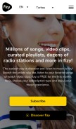 How turkcellmuzik.com looks like on a mobile device such as an iPhone.