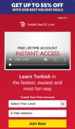 How turkishclass101.com looks like on a mobile device such as an iPhone.