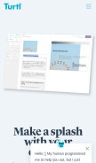 How turtl.co looks like on a mobile device such as an iPhone.