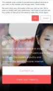 How tutelatechnologies.com looks like on a mobile device such as an iPhone.