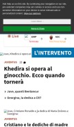 How tuttosport.com looks like on a mobile device such as an iPhone.
