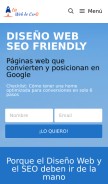 How tuwebdecero.com looks like on a mobile device such as an iPhone.