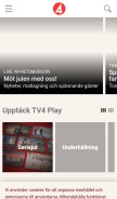 How tv4play.se looks like on a mobile device such as an iPhone.