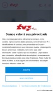 How tv7dias.pt looks like on a mobile device such as an iPhone.