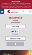 How tvacreditunion.com looks like on a mobile device such as an iPhone.