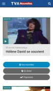 How tvanouvelles.ca looks like on a mobile device such as an iPhone.