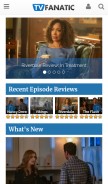 How tvfanatic.com looks like on a mobile device such as an iPhone.