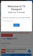 How tvpassport.com looks like on a mobile device such as an iPhone.
