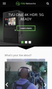 How tvupack.com looks like on a mobile device such as an iPhone.