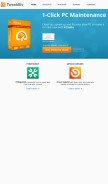 How tweakbit.com looks like on a mobile device such as an iPhone.