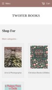 How twoferbooks.com looks like on a mobile device such as an iPhone.