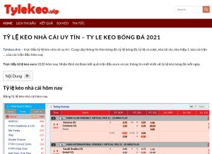 How tylekeo.live looks like on a tablet such as an iPad.