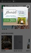 How tyndale.com looks like on a mobile device such as an iPhone.