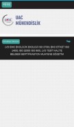 How uacmuhendislik.com looks like on a mobile device such as an iPhone.
