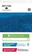 How uaem.mx looks like on a mobile device such as an iPhone.