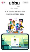 How ubbu.io looks like on a mobile device such as an iPhone.