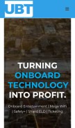 How ubt.io looks like on a mobile device such as an iPhone.